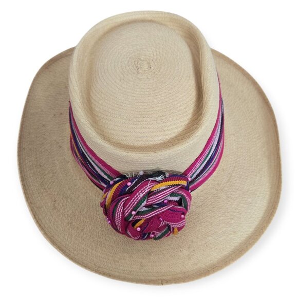 The Palm Hats Factory "La Giralda" Crafted by The Maya-Quiche Indians Panama Hat - Picture 5 of 8